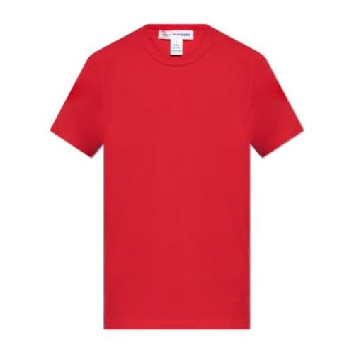 T-shirt met logo Comme des Garçons , Red , Heren