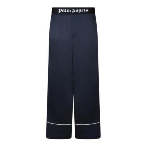 Stijlvolle Blauwe Broek Palm Angels , Blue , Dames