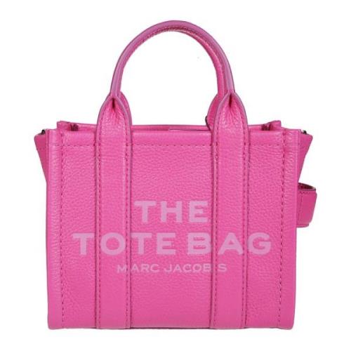 Leren Shopper Tas Marc Jacobs , Pink , Dames