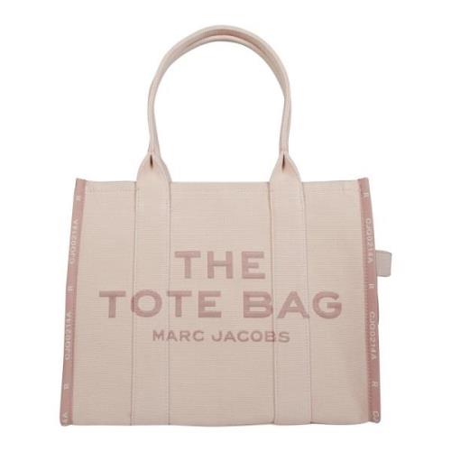 Stoffen Shopper Tas Marc Jacobs , Pink , Dames