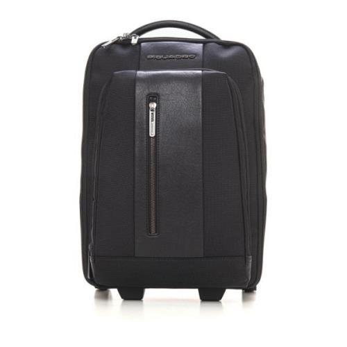 Dubbele Rits Trolley Piquadro , Black , Heren