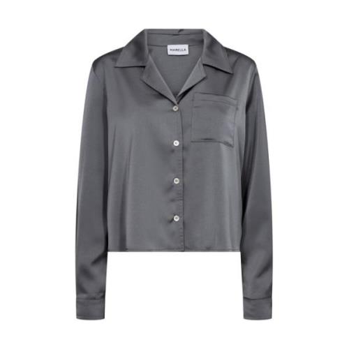 Grijze Abano1 Shirt Marella , Gray , Dames