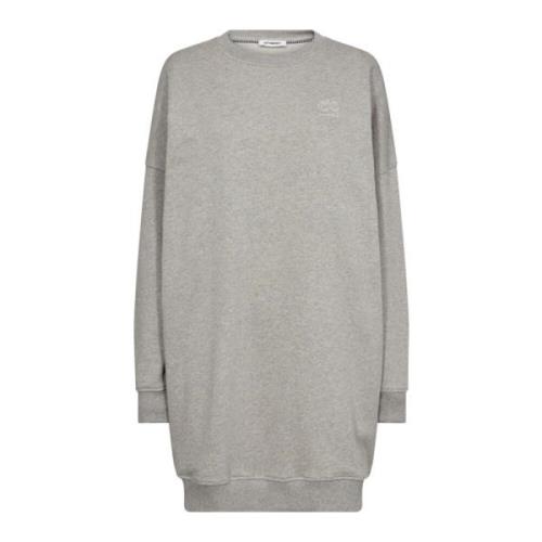 Oversize Sweat Dress Sweatshirts Grey Melan Co'Couture , Gray , Dames