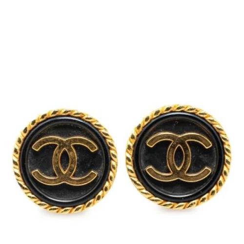 Pre-owned Metal chanel-jewelry Chanel Vintage , Yellow , Dames