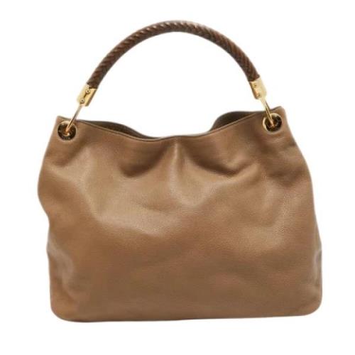 Pre-owned Leather handbags Michael Kors Pre-owned , Beige , Dames