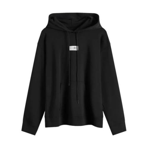 Hoodie met trekkoord capuchon MM6 Maison Margiela , Black , Dames