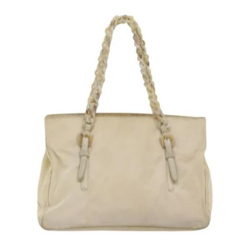 Pre-owned Canvas prada-bags Prada Vintage , Beige , Dames