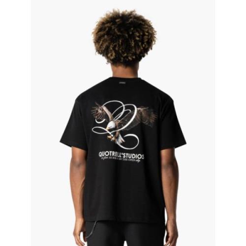 Raptor T-Shirt Heren Zwart Quotrell , Black , Heren