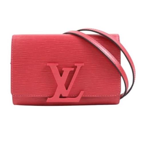 Pre-owned Leather wallets Louis Vuitton Vintage , Pink , Dames