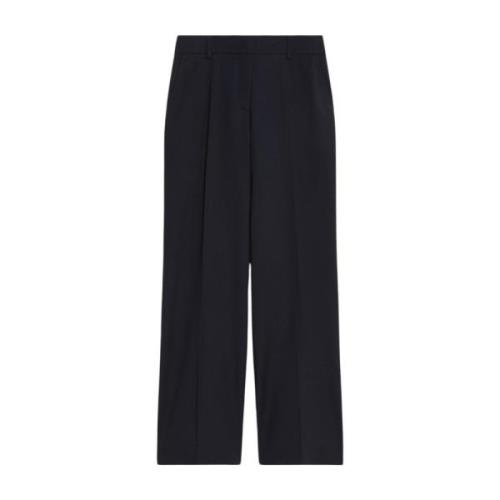 Palazzo Wool Pants met Viigis Max Mara Weekend , Blue , Dames