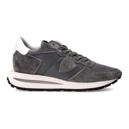 Vintage-geïnspireerde Sneakers Antraciet Grijs Philippe Model , Gray ,...