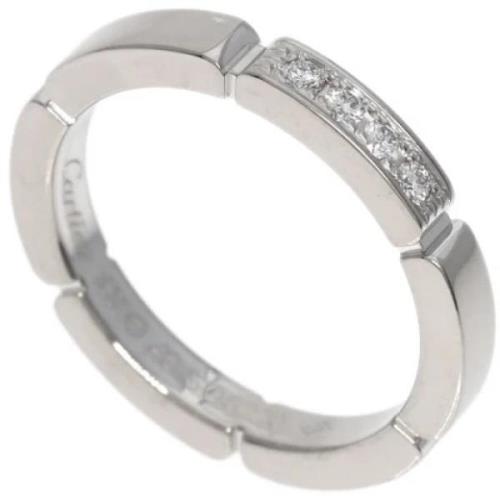 Pre-owned White Gold rings Cartier Vintage , Gray , Dames