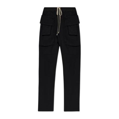 Sweatpants met lage kruis Rick Owens , Black , Heren