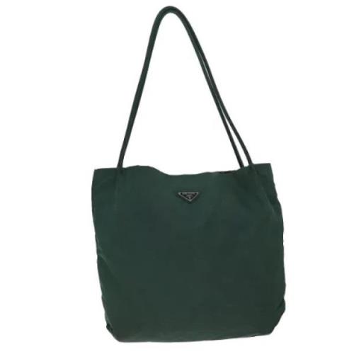 Pre-owned Fabric prada-bags Prada Vintage , Green , Dames