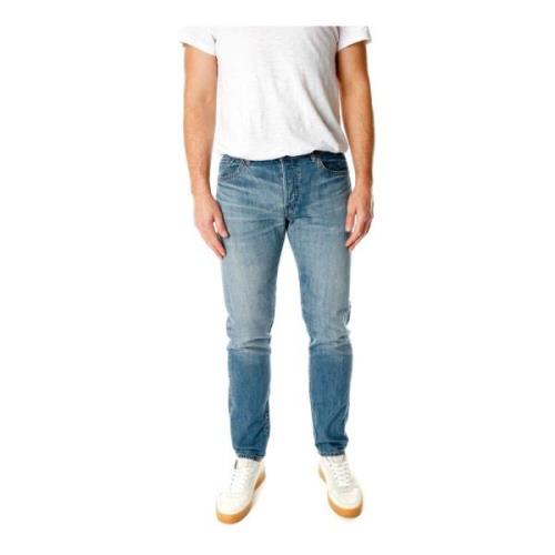 Regular Tapered Fit Denim Jeans Edwin , Blue , Heren