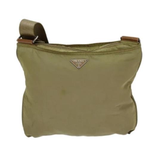 Pre-owned Fabric prada-bags Prada Vintage , Beige , Dames