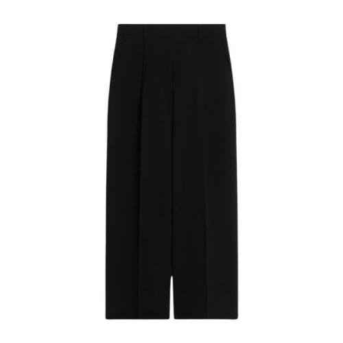 Elegante Straight-Leg Broek Max Mara Weekend , Black , Dames