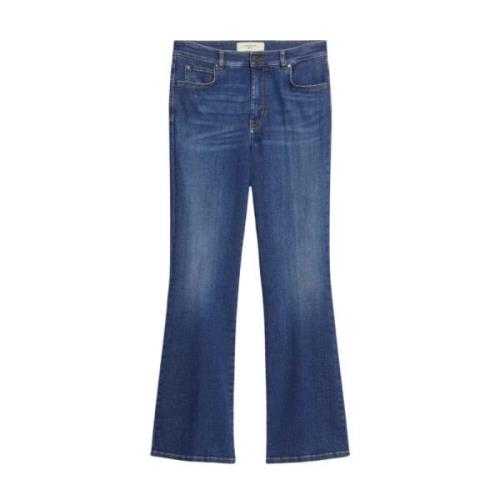 Slim Cropped Jeans met Nano Bubble Technologie Max Mara Weekend , Blue...