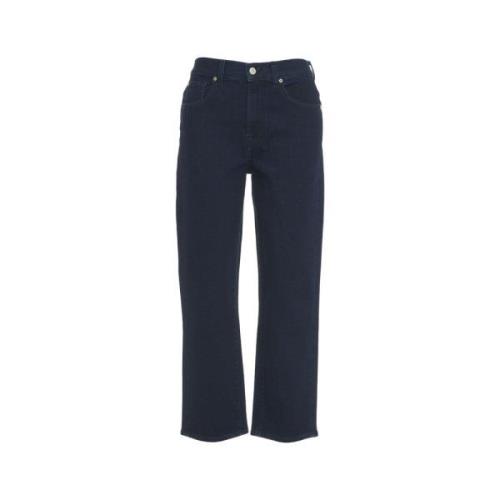 Blauwe Jeans Aw24 Dameskleding 7 For All Mankind , Blue , Dames