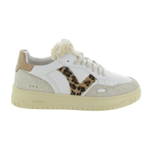 Metalen Kameel Dierenprint Schoenen Victoria , White , Dames