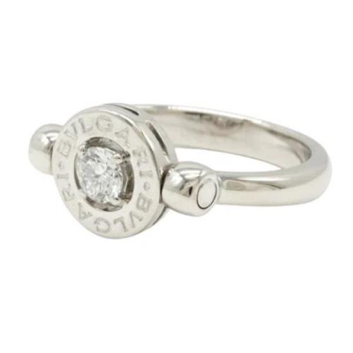 Pre-owned White Gold rings Bvlgari Vintage , Gray , Dames