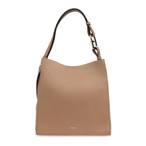 Schoudertas Nuvola Furla , Beige , Dames