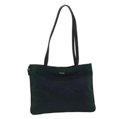 Pre-owned Fabric prada-bags Prada Vintage , Green , Dames