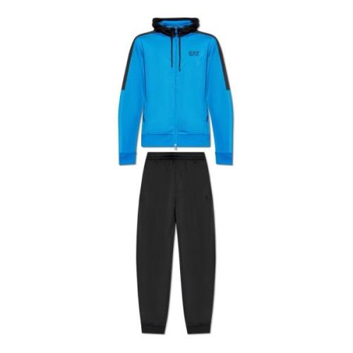 Set: sweatshirt en broek Emporio Armani EA7 , Blue , Heren