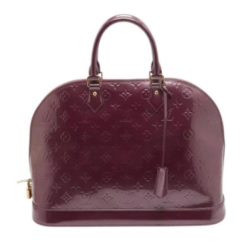 Pre-owned Leather louis-vuitton-bags Louis Vuitton Vintage , Purple , ...