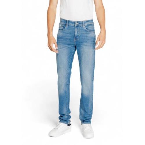 Blauwe Katoenmix Heren Jeans GAS , Blue , Heren