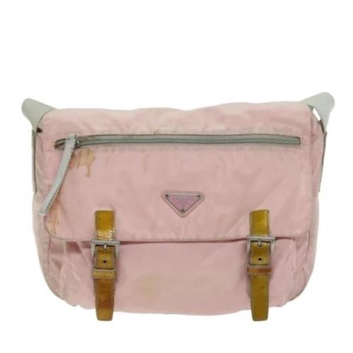 Pre-owned Canvas prada-bags Prada Vintage , Pink , Dames