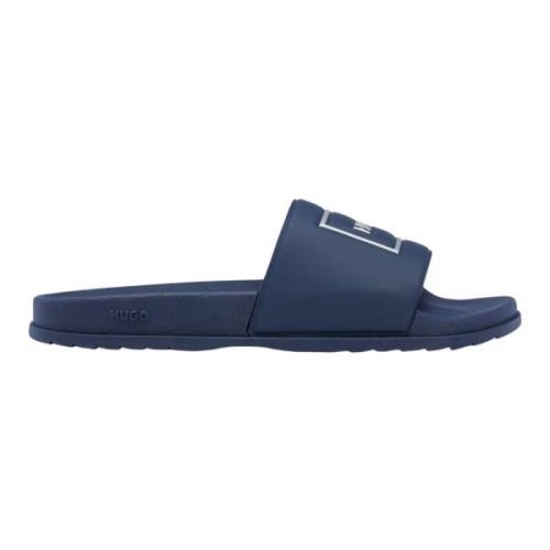 Stijlvolle Zomer Slippers voor Mannen Hugo Boss , Blue , Heren