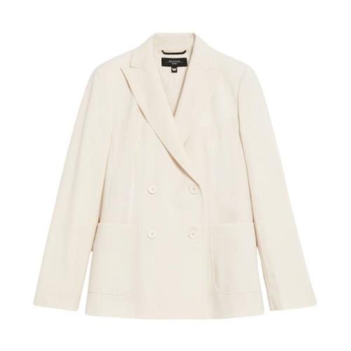 Elegante Wollen Blazer Max Mara Weekend , Beige , Dames