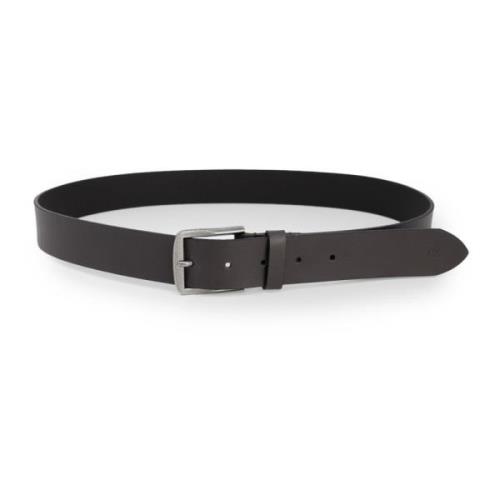 Bruin leren riem met gespsluiting Calvin Klein , Brown , Heren