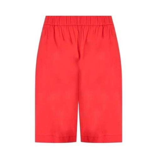 Koraal Oliveto Bermuda Shorts Max Mara , Red , Dames