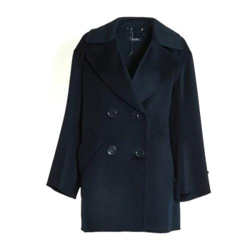 Blauwe Jassen & Mantels voor Dames Aw23 Max Mara , Blue , Dames