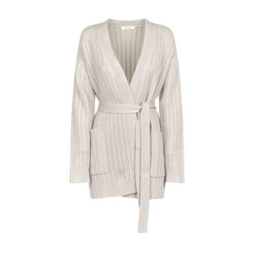 Vanilla Cardigan met Robe Silhouet Max Mara , Beige , Dames