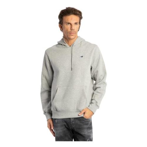 Hoodie met strak design New Balance , Gray , Heren