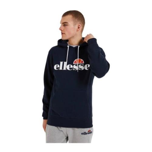 Hoodie met Kangaroo Zak Ellesse , Blue , Heren