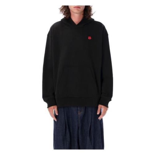 Zwarte Gebreide Hoodie Aw24 Kenzo , Black , Heren