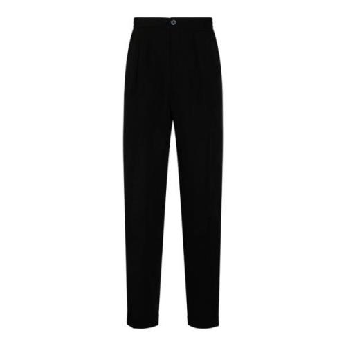 Zwarte Straight Leg Broek Tom Ford , Black , Heren