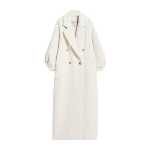 Luxe Kasjmier Jas Max Mara , White , Dames