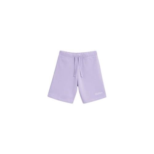 Katoen Lifestyle Fleece Short Kickers , Purple , Dames