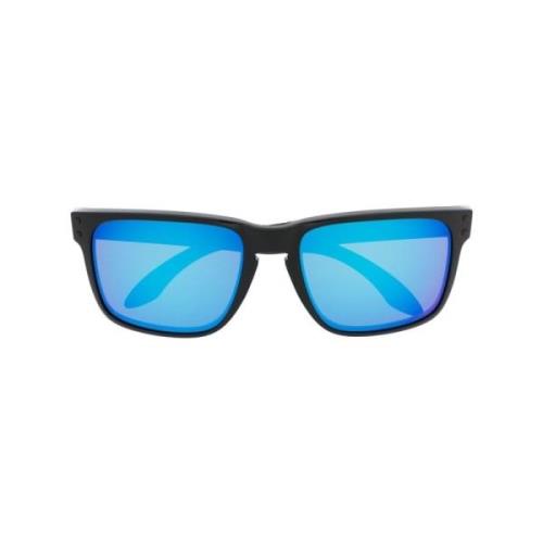 Gespiegelde Wayfarer Zonnebril Oakley , Black , Unisex