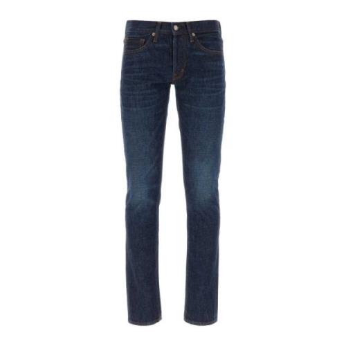 Stijlvolle Slim-fit Jeans Tom Ford , Blue , Heren