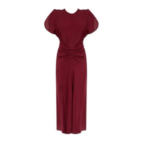 Jurk met ruches Victoria Beckham , Red , Dames