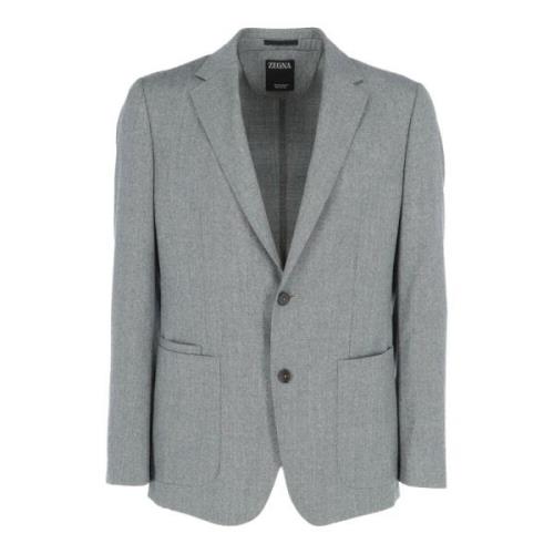 Techmerino Elegant Suit Ermenegildo Zegna , Gray , Heren