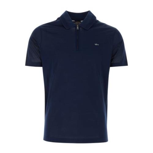 Klassieke Polo Shirt voor Heren Paul & Shark , Blue , Heren