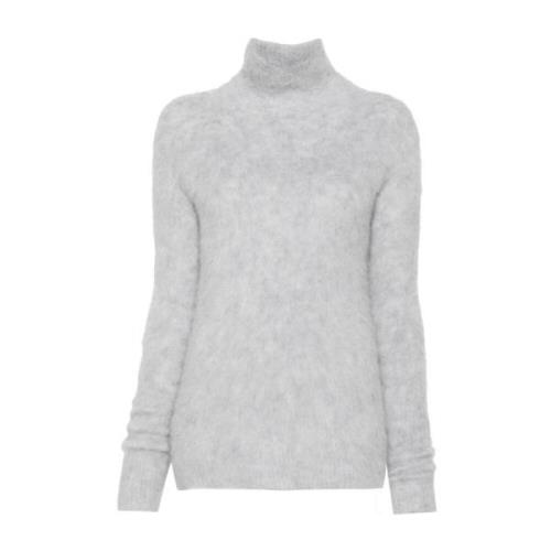 Grijze Alpaca Wol Trui Sportmax , Gray , Dames