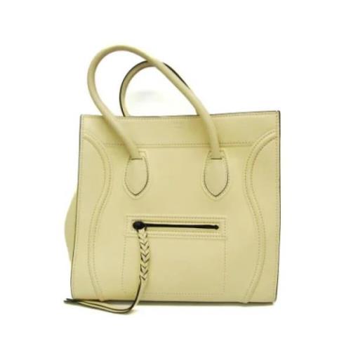 Pre-owned Leather celine-bags Celine Vintage , Yellow , Dames